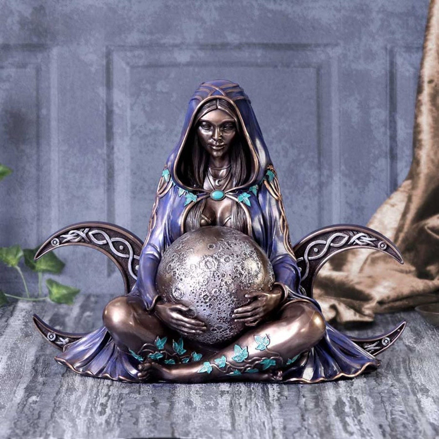 Nemesis Now Gaia - Figura de Busto (30 cm), Color Bronce Nemesis Now Gaia - Figura de Busto (30 cm), Color Bronce