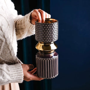 ACACUSS MID Century Modern Decor sculpture VASE Nordic Minimalist Decorative Ornaments Flower Arrangement - Table centerpiece housewarming - ACACUSS