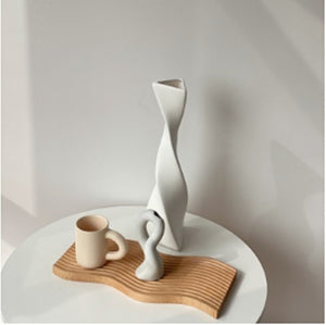 Modern Minimalist Decorative Ornaments Living Room Flower Arrangement - mid century modern decor vases - Table centerpiece housewarming Gift - ACACUSS