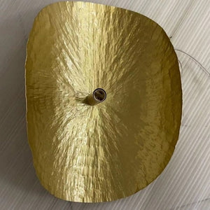 lustre suspendu en laiton martelé pour îlot de cuisine | suspension en cuivre acacuss