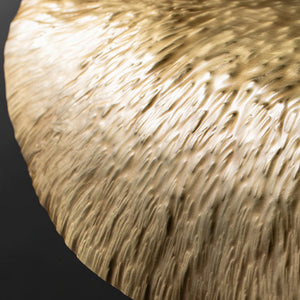 lustre suspendu en laiton martelé pour îlot de cuisine | suspension en cuivre - acacuss