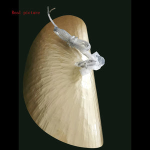 lustre suspendu en laiton martelé pour îlot de cuisine | suspension en cuivre - acacuss