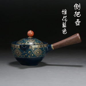 Théière japonaise en céramique Peinte Délicatement à la main - ACACUSS