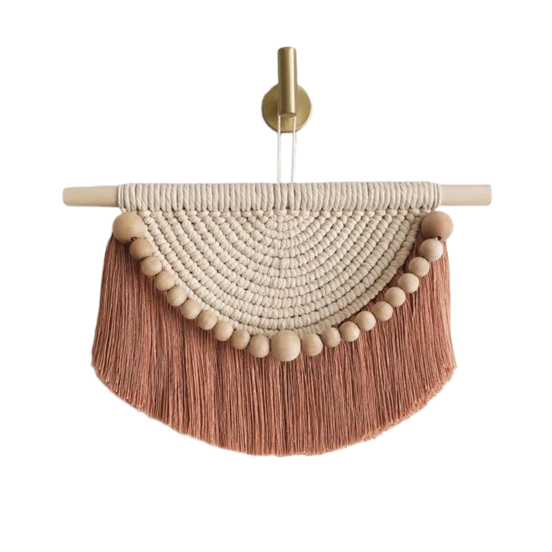 Chic Macrame Wall Hanging Bohemian Style Cotton Hand Weaving Tapestry For Living Room Bedroom Wall Decoration House Home Decor acacuss