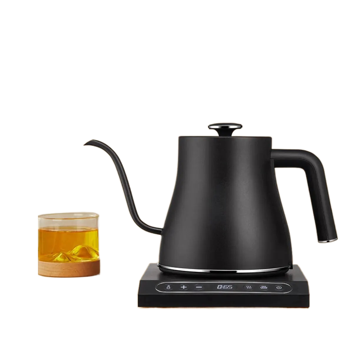 Electric Gooseneck Coffee/Tea Kettle ,100% Stainless Steel Inner LPS-1995,0.8L ,1200W,Suitable for Family and Office acacuss