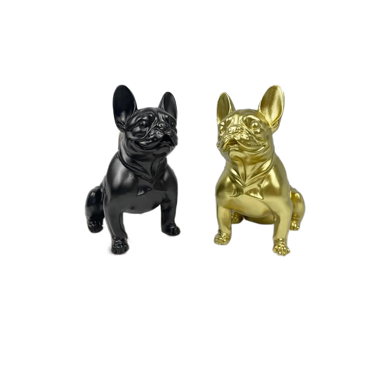 French Bulldog Statue - Colorful Resin Dog Statue for Home Decoration and Outdoor Display, Perfect for Bulldog Lovers