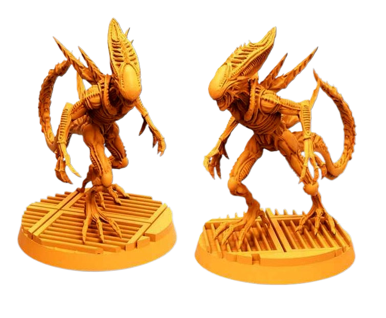 1/17 100mm 1/24 75mm Resin Model Kits Alien Figure Unpainted No Color DW-102 acacuss