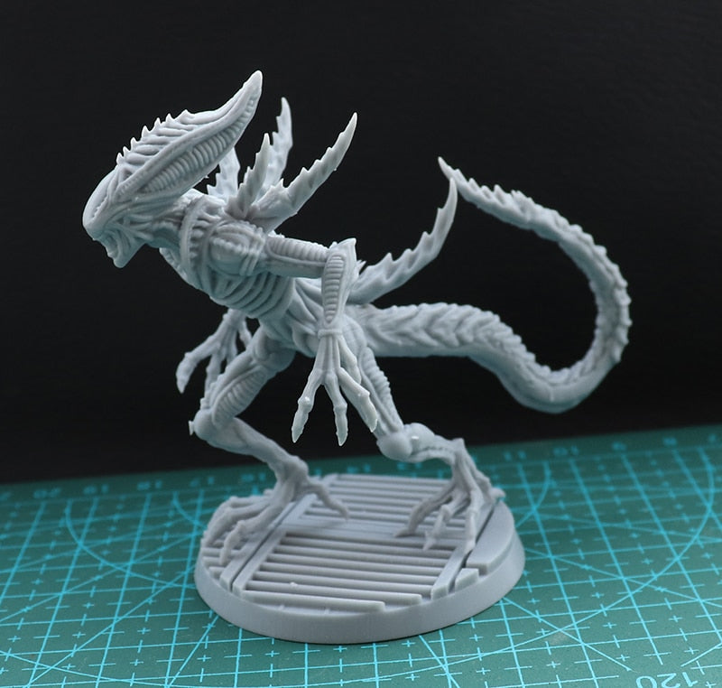1/17 100mm 1/24 75mm Resin Model Kits Alien Figure Unpainted No Color DW-102 acacuss