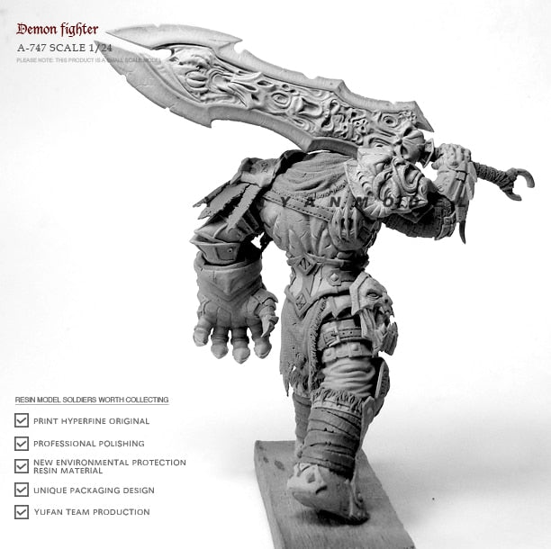 1/24 Resin model kits DIY resin figure self-assembled A-747 acacuss