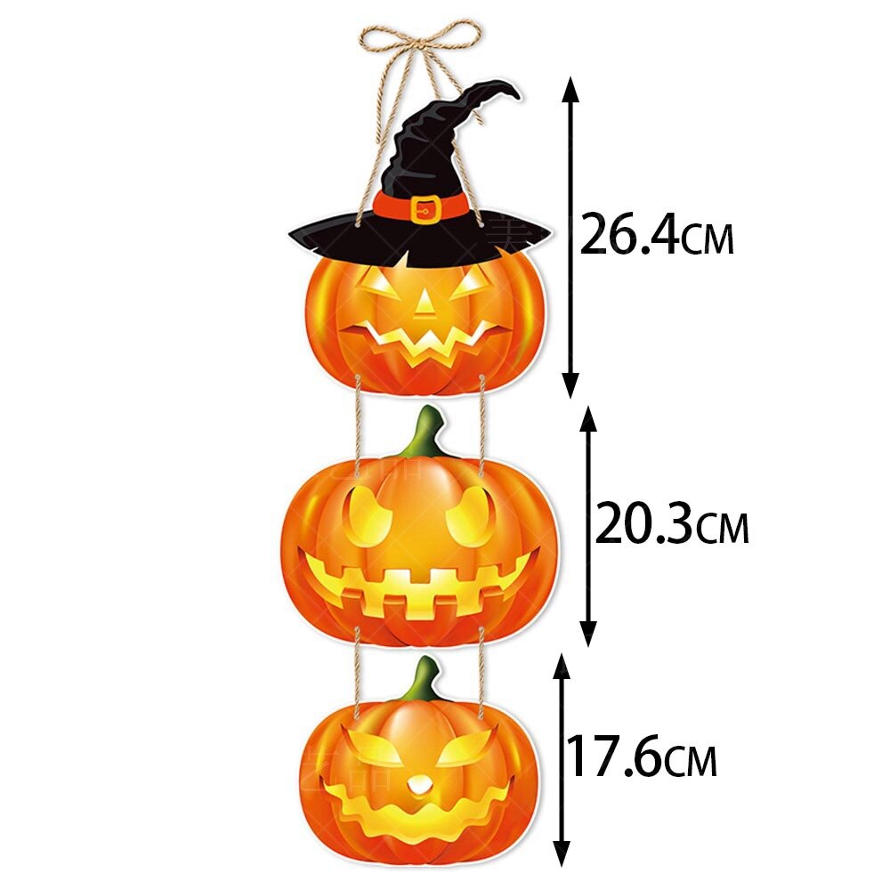 1.5m 10Led Halloween Light String Pumpkin Skull Eye Balls Ghost Festival Party Lantern Trick Or Treat Happy Halloween Day Decor acacuss