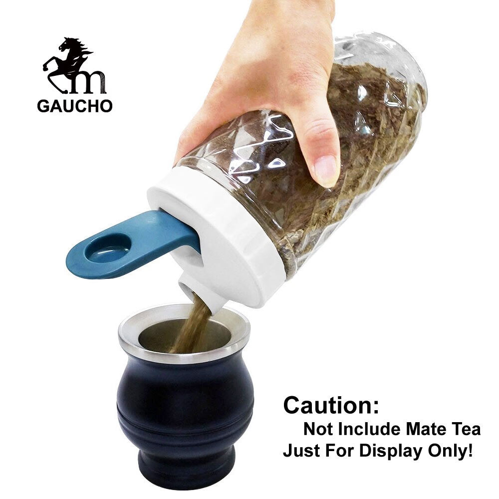 1 PC/Lot Gaucho Yerba Mate Travel Sets Stainless Gourds Calabash Cups & Thermos & Bombilla Filter Straw Tea Cans acacuss