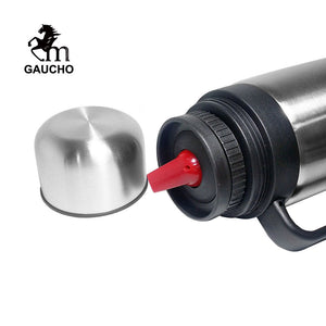 1 PC/Lot Gaucho Yerba Mate Travel Sets Stainless Gourds Calabash Cups & Thermos & Bombilla Filter Straw Tea Cans acacuss