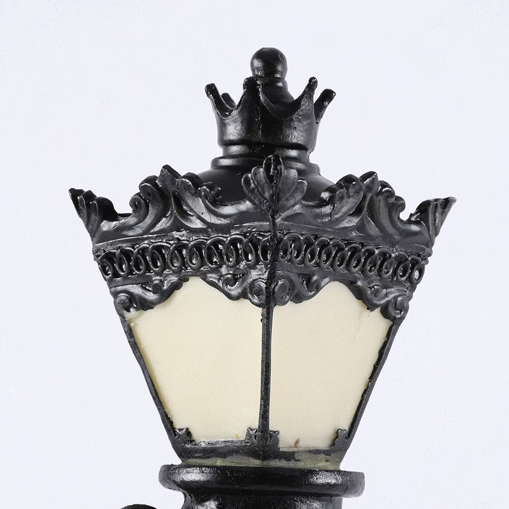 1 Pair Halloween Simulation Skull Street Lamp for Home Table Haunted House Bar Horror Props Halloween Party Decoration Supplies acacuss