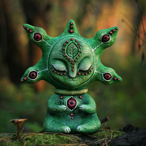 1 Pcs Resin Statue Handmake Creatures Sculptures Desktop Ornaments Garden Room Decoration Home Decor Figurine acacuss