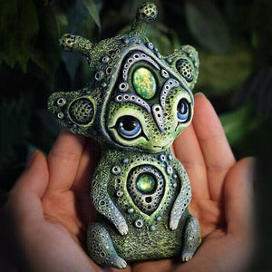 1 Pcs Resin Statue Handmake Creatures Sculptures Desktop Ornaments Garden Room Decoration Home Decor Figurine acacuss