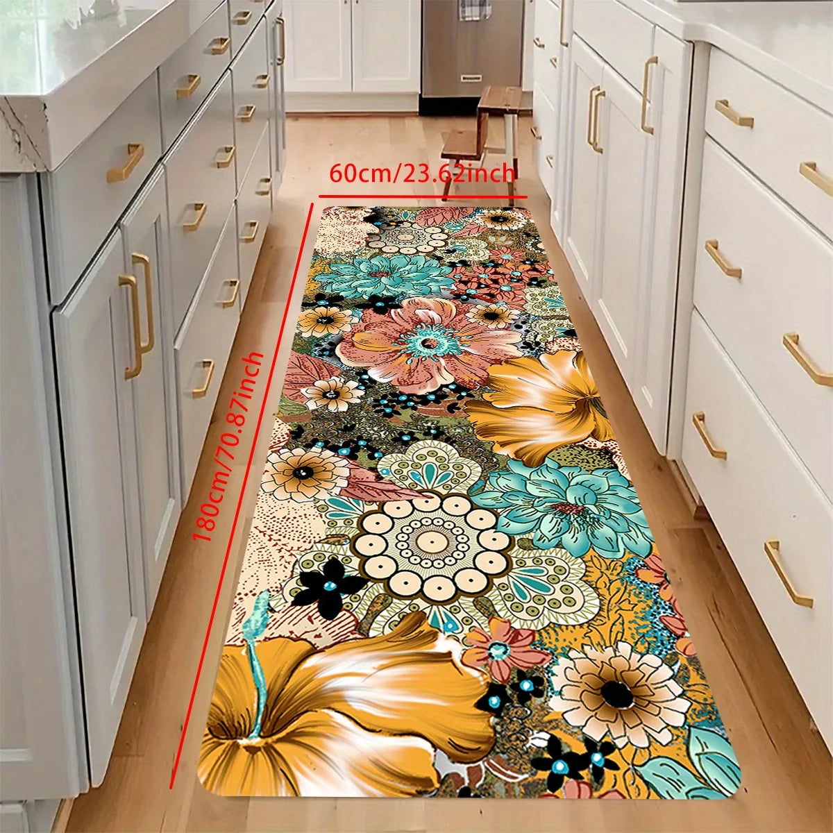 1 Piece, Soft Kitchen Carpet, Anti Fatigue Kitchen Carpet, Waterproof and Anti-skid Memory Foam Kitchen Carpet acacuss