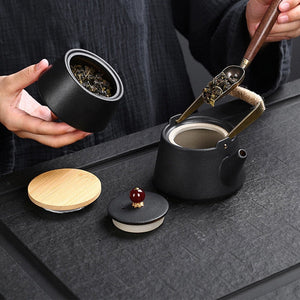 10/11pcs Portable Travel Tea Set Ceramic Teapot Cup Japanese Kung Fu Teaset Puer Kettle Gaiwan Tea Ceremony Teaware Teacup acacuss