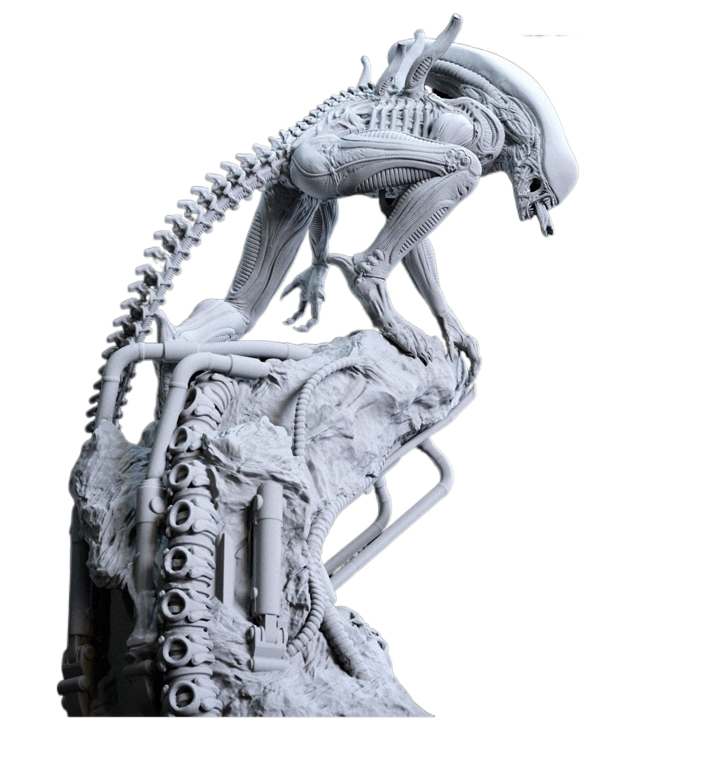 100mm 10cm Resin Model Kits Alien Figure Unpainted No Color DW-027 acacuss