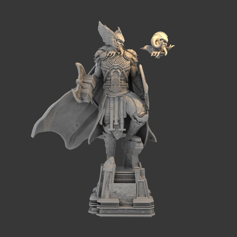 108mm Scale Resin Figure Viking Style Thor Unassembled and Unpainted Model Kit Une Statuette Collect Toys acacuss