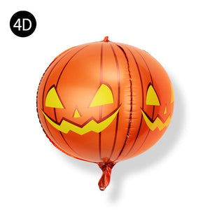 12/1PCS Halloween Ghost Balloons Toys Spider Witch Bat Pumpkin Skeleton Horror Halloween Party Decoration Festival Party Supply acacuss