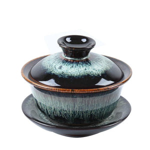 120ml Porcelain Gaiwan Kung Fu Tea Set Ceramics Teapot for Travel Portable Tea Tureen Teacups Tea Ceremony Drinkware Accessories acacuss