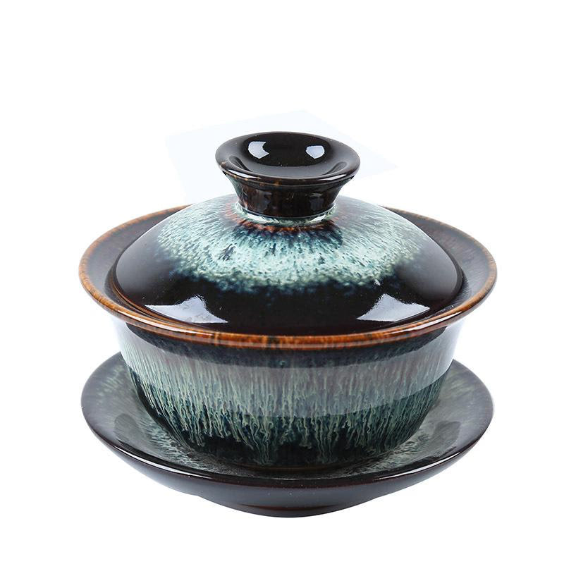 120ml Porcelain Gaiwan Kung Fu Tea Set Ceramics Teapot for Travel Portable Tea Tureen Teacups Tea Ceremony Drinkware Accessories acacuss