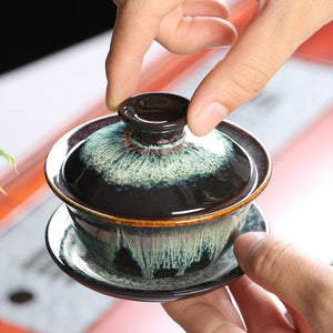 120ml Porcelain Gaiwan Kung Fu Tea Set Ceramics Teapot for Travel Portable Tea Tureen Teacups Tea Ceremony Drinkware Accessories acacuss
