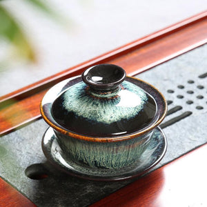 120ml Porcelain Gaiwan Kung Fu Tea Set Ceramics Teapot for Travel Portable Tea Tureen Teacups Tea Ceremony Drinkware Accessories acacuss