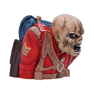 12cm IronMaiden Band Skull Bust Ornaments Resin Crafts Figures Halloween Rock Legend Sculpture Desk Accessories Toy Home Decor acacuss