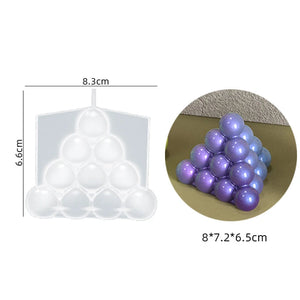 14cm Rainbow Arch Silicone Mold DIY Candle Mold Geometry Candle Making Epoxy Resin Soap Gypsum Chocolate Mould Craft Home Decor acacuss