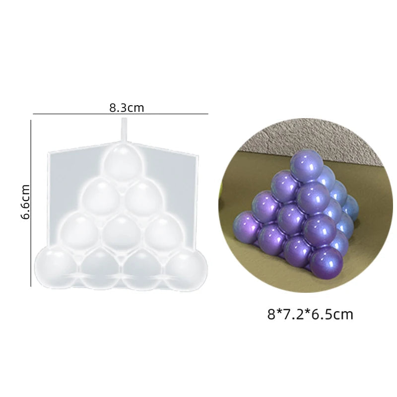 14cm Rainbow Arch Silicone Mold DIY Candle Mold Geometry Candle Making Epoxy Resin Soap Gypsum Chocolate Mould Craft Home Decor acacuss