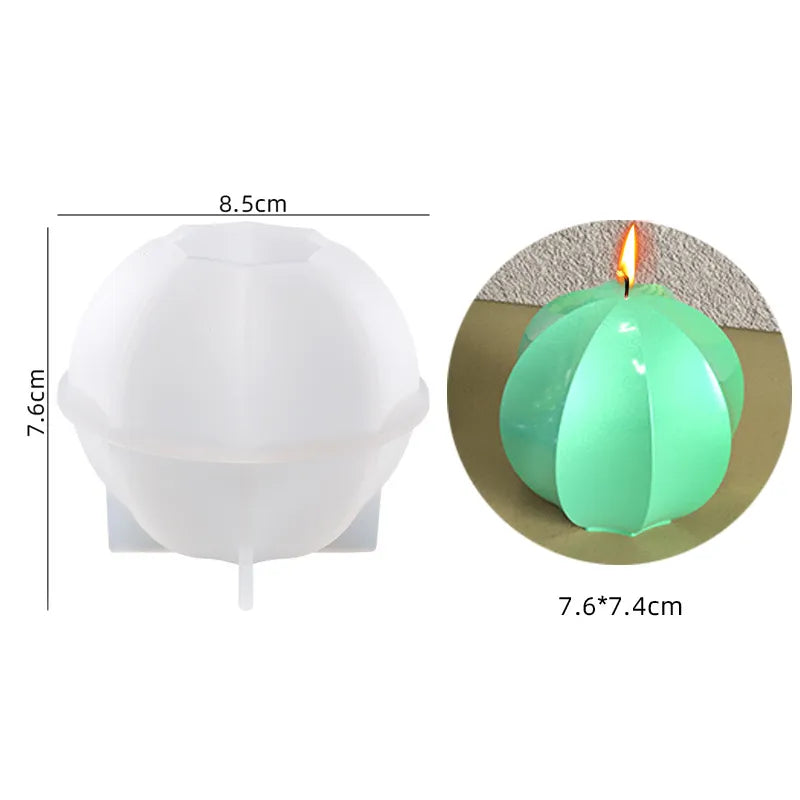 14cm Rainbow Arch Silicone Mold DIY Candle Mold Geometry Candle Making Epoxy Resin Soap Gypsum Chocolate Mould Craft Home Decor acacuss