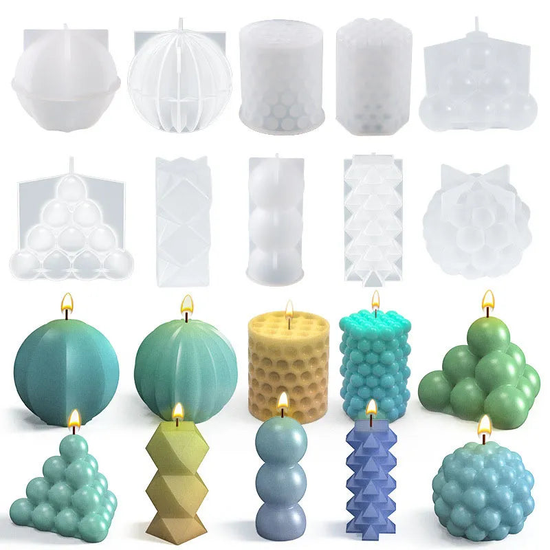 14cm Rainbow Arch Silicone Mold DIY Candle Mold Geometry Candle Making Epoxy Resin Soap Gypsum Chocolate Mould Craft Home Decor acacuss