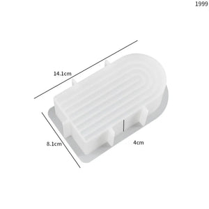 14cm Rainbow Arch Silicone Mold DIY Candle Mold Geometry Candle Making Epoxy Resin Soap Gypsum Chocolate Mould Craft Home Decor acacuss