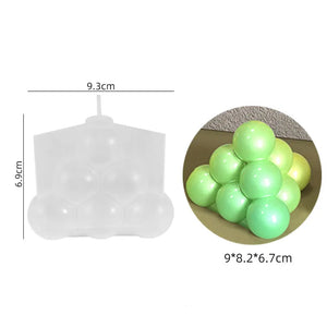 14cm Rainbow Arch Silicone Mold DIY Candle Mold Geometry Candle Making Epoxy Resin Soap Gypsum Chocolate Mould Craft Home Decor acacuss
