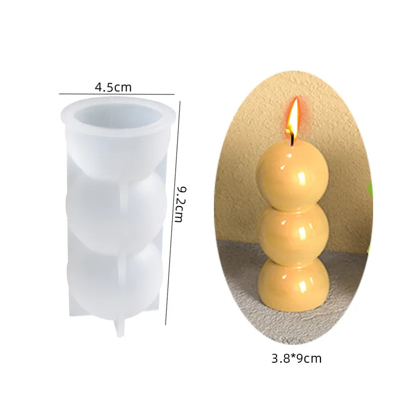 14cm Rainbow Arch Silicone Mold DIY Candle Mold Geometry Candle Making Epoxy Resin Soap Gypsum Chocolate Mould Craft Home Decor acacuss