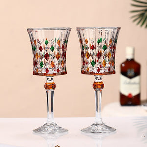 1500ml Creativity Crystal Glass Cup Rotation Tumbler Wine Aerator Decanter Glass Cup For Wine Glasses Mug Cup Creative Gifts acacuss