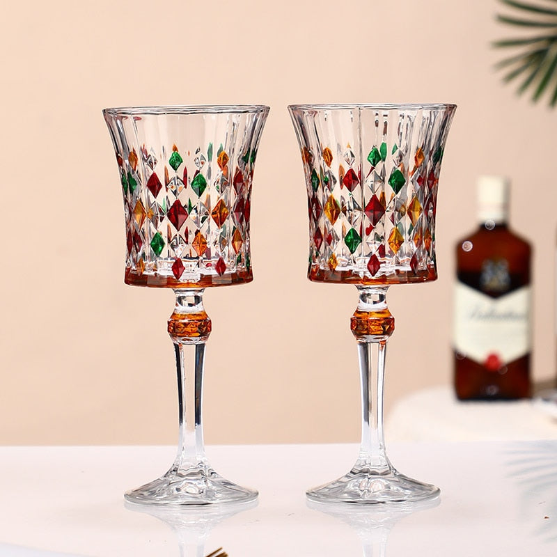 1500ml Creativity Crystal Glass Cup Rotation Tumbler Wine Aerator Decanter Glass Cup For Wine Glasses Mug Cup Creative Gifts acacuss