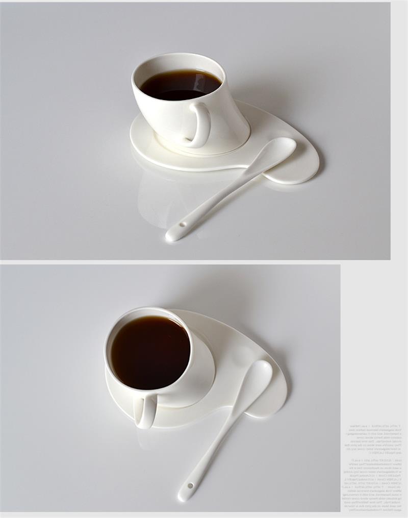 150ML, Plain white quality bone china tea cup and saucer set,  white porcelain cup, wake up coffee mug, mug for sublimation acacuss