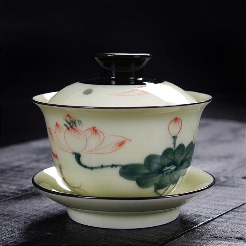 150ml Creative chinese landscape painting Gaiwan Tea Set Ceramic Teaware Sets Tea Set Teapot Teaset Tea Cups Of Tea Ceremony acacuss