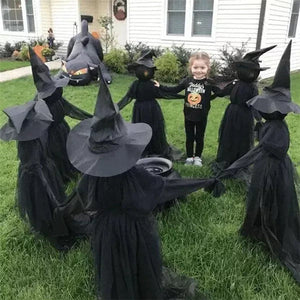 170cm Halloween Light-Up Witches Ghost Halloween Decoration Horror Props Creepy Skeleton For Halloween Decoration acacuss
