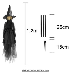 170cm Halloween Light-Up Witches Ghost Halloween Decoration Horror Props Creepy Skeleton For Halloween Decoration acacuss