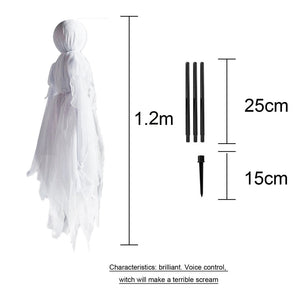 170cm Halloween Light-Up Witches Ghost Halloween Decoration Horror Props Creepy Skeleton For Halloween Decoration acacuss