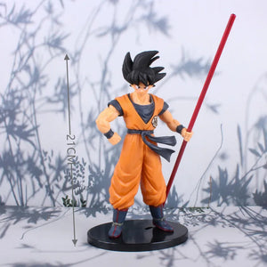 17cm Anime Dragon Ball Super Saiyan One Son Goku Figure Kakarotto Battle Damage Posed Desktop Ornaments Classic Decoration acacuss