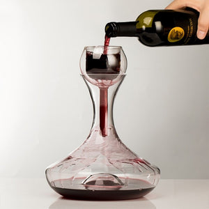 1800ML Big Decanter Handmade Crystal Red Wine Brandy Champagne Glasses Decanter Bottle Jug Pourer Aerator For Family Bar acacuss