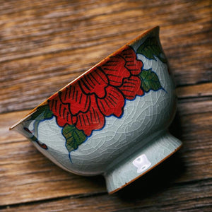 180ml Chinese Gaiwan Teapot Ceramics Kung Fu Tea Set Porcelain Floral Tea Bowl Tea Cups for Travel Teaware Tureen Pu'er Kettle acacuss
