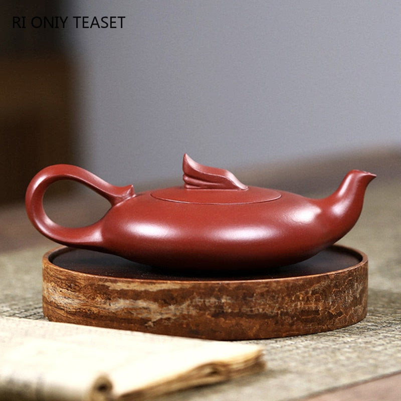 180ml Creative Yixing Purple Clay Tea Pot Boutique Dahongpao Filter Teapot Household Authentic Zisha Tea Set Portable Drinkware acacuss