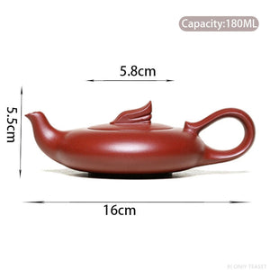 180ml Creative Yixing Purple Clay Tea Pot Boutique Dahongpao Filter Teapot Household Authentic Zisha Tea Set Portable Drinkware acacuss