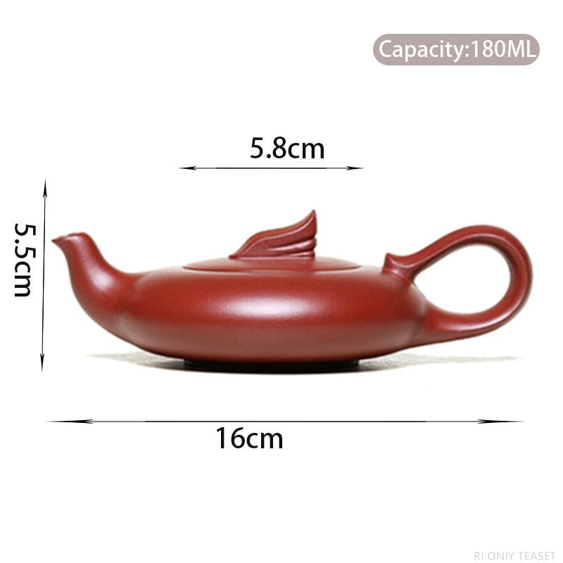 180ml Creative Yixing Purple Clay Tea Pot Boutique Dahongpao Filter Teapot Household Authentic Zisha Tea Set Portable Drinkware acacuss