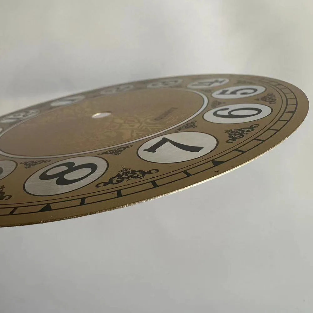 180mm Vintage Aluminium Metal DIY Quartz Wall Clock Dial Face Arabic Numeral Living Room Decorative Home Decor acacuss